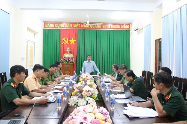KHẢO SÁT VIỆC PHỐI HỢP THỰC HIỆN CÔNG TÁC DÂN VẬN TRONG LỰC LƯỢNG VŨ TRANG HUYỆN PHÚ RIỀNG.