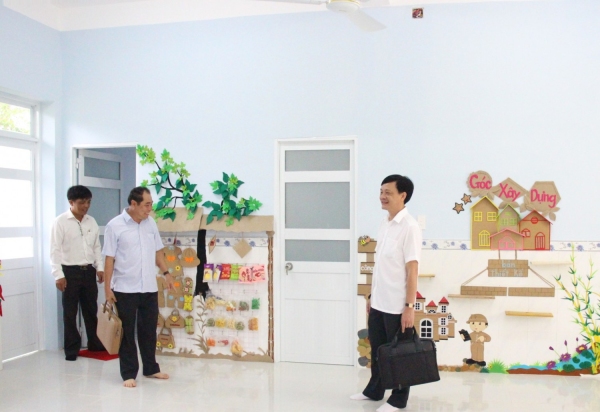 KHẢO SÁT CÁC ĐIỀU KIỆN TRƯỚC KHI ĐÁNH GIÁ NGOÀI CÔNG NHẬN TRƯỜNG MẦM NON PHÚ RIỀNG ĐẠT CHUẨN QUỐC GIA
