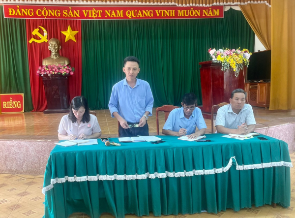 ĐẢNG BỘ XÃ PHÚ RIỀNG TỔ CHỨC HỘI NGHỊ GIAO BAN THÁNG 08/2023.
