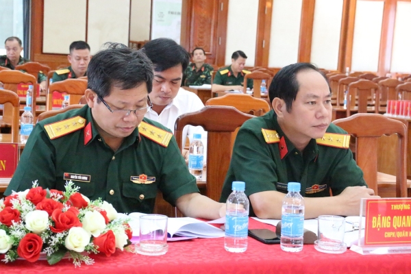 HUYỆN PHÚ RIỀNG TỔ CHỨC TỔNG DUYỆT DIỄN TẬP KHU VỰC PHÒNG THỦ HUYỆN NĂM 2022.
