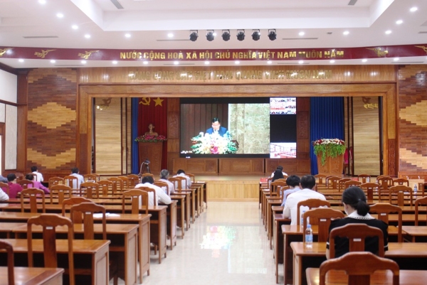 Huyện Phú Riềng tham dự Hội nghị trực tuyến Văn hóa toàn quốc