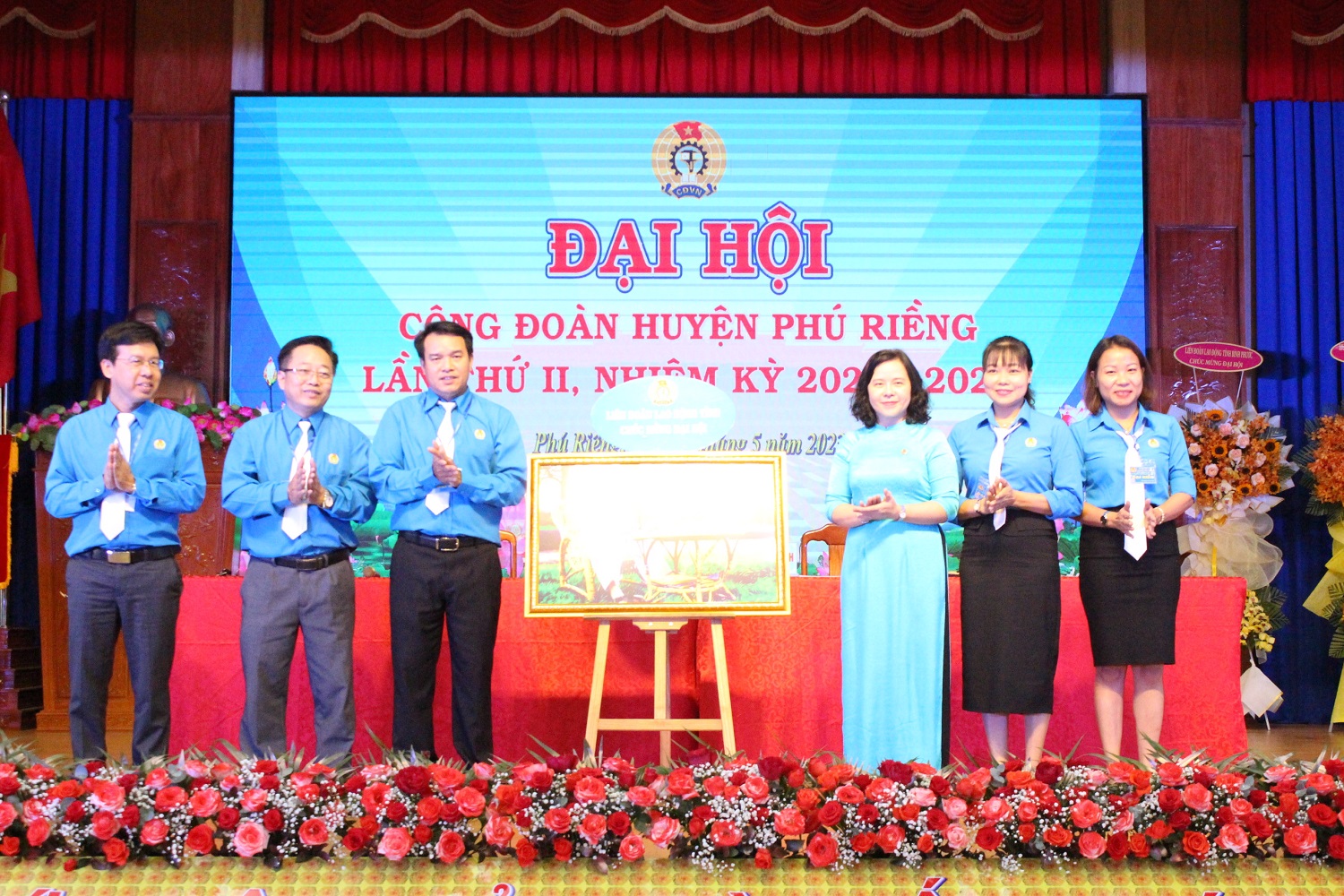 KHAI MẠC ĐẠI HỘI CÔNG ĐOÀN HUYỆN PHÚ RIỀNG LẦN THỨ II, NHIỆM KỲ 2023-2028.