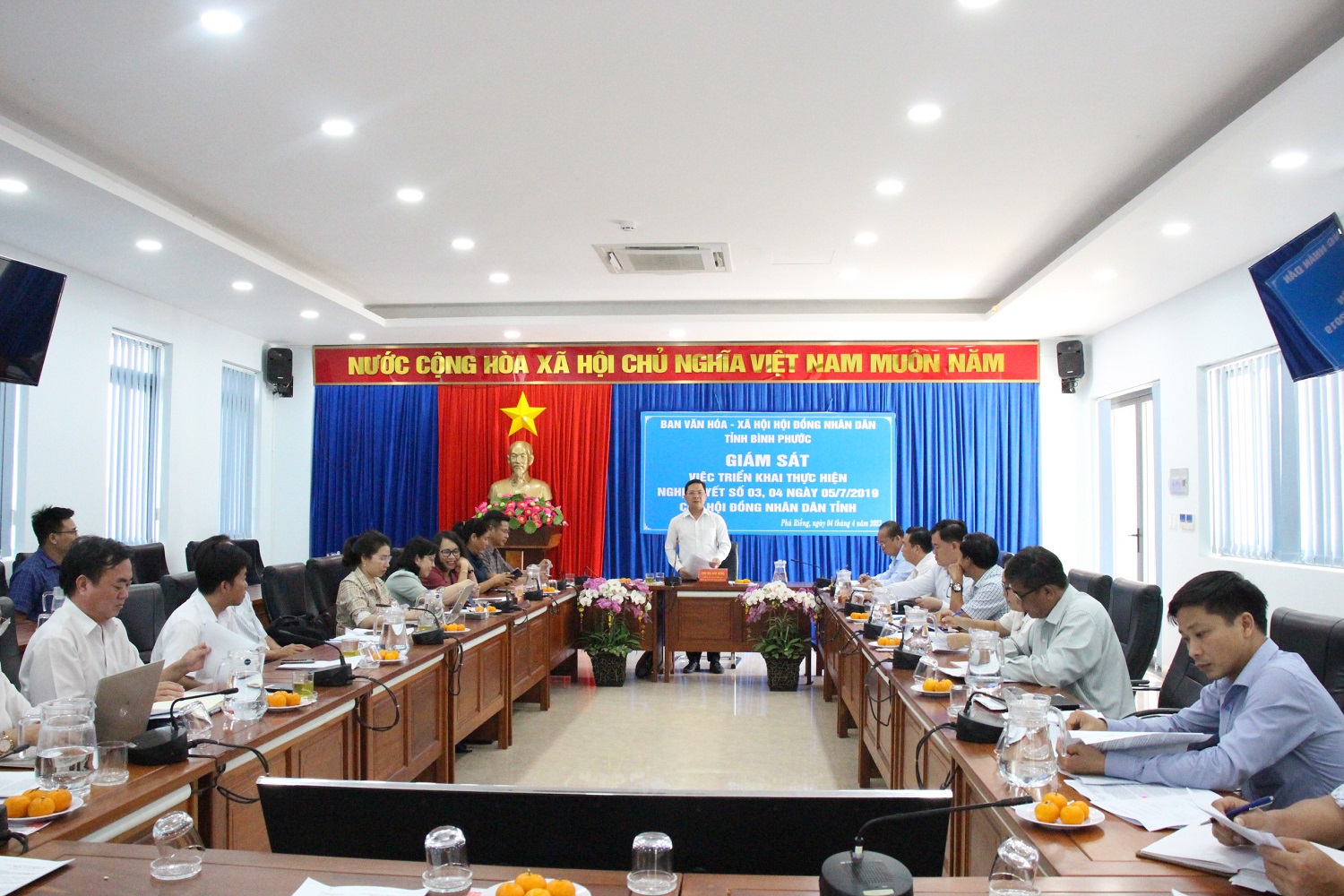 HĐND TỈNH GIÁM SÁT VIỆC THỰC HIỆN NGHỊ QUYẾT 03 VÀ NGHỊ QUYẾT 04 TẠI HUYỆN PHÚ RIỀNG.