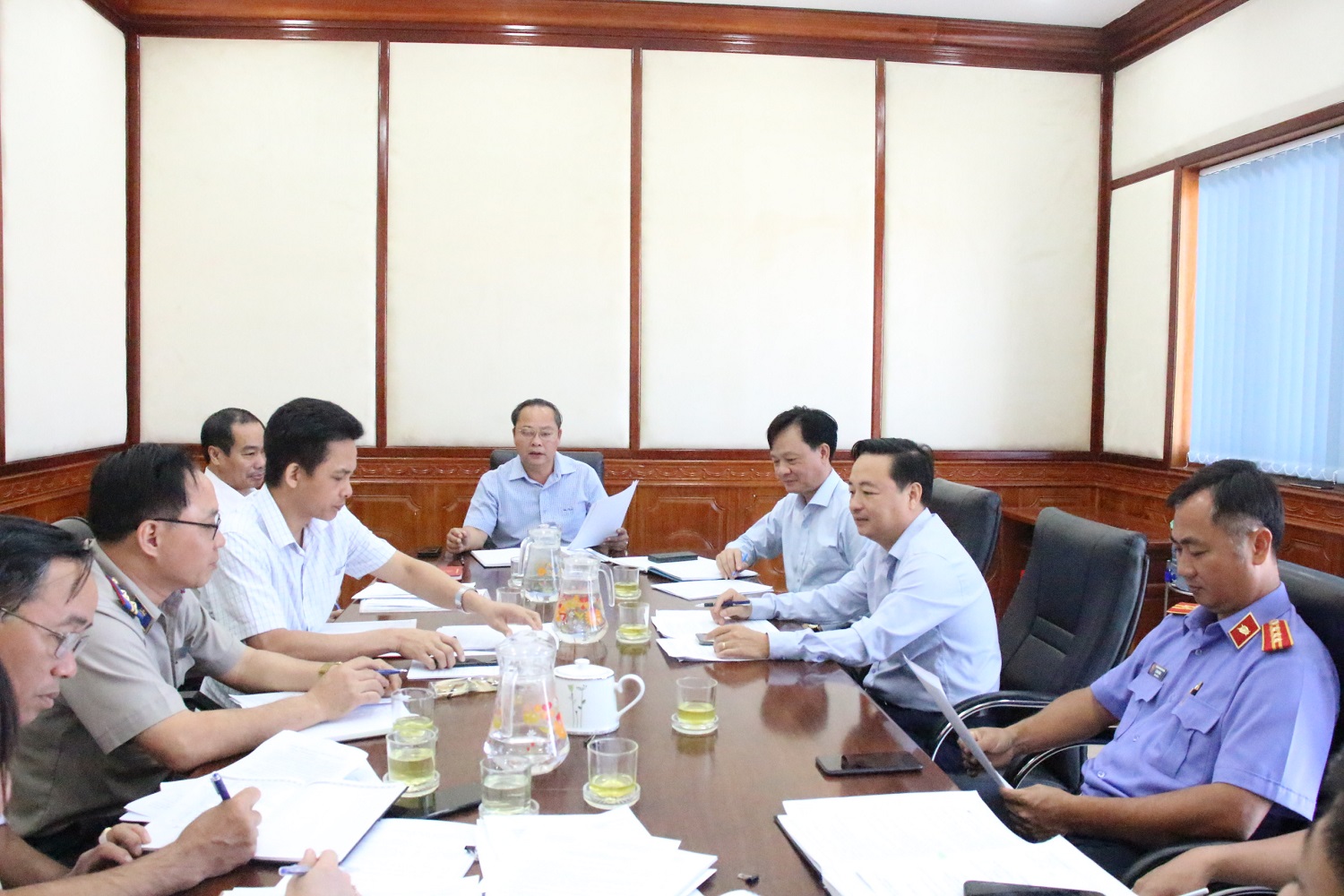 Thường trực HĐND huyện Phú Riềng giao ban quý I/2023.