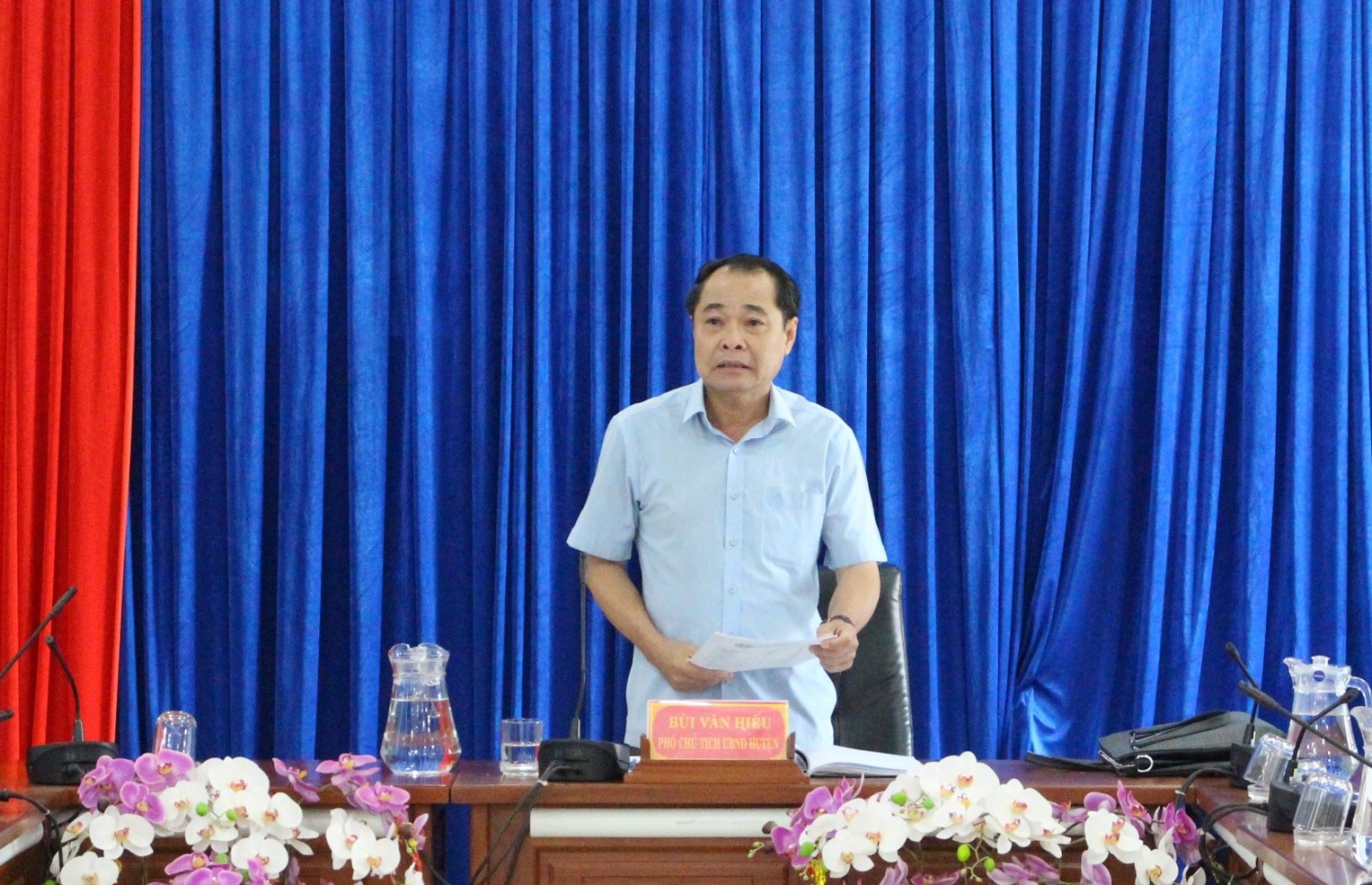 Huyện Phú Riềng giao ban khối Văn hóa- Xã hội.