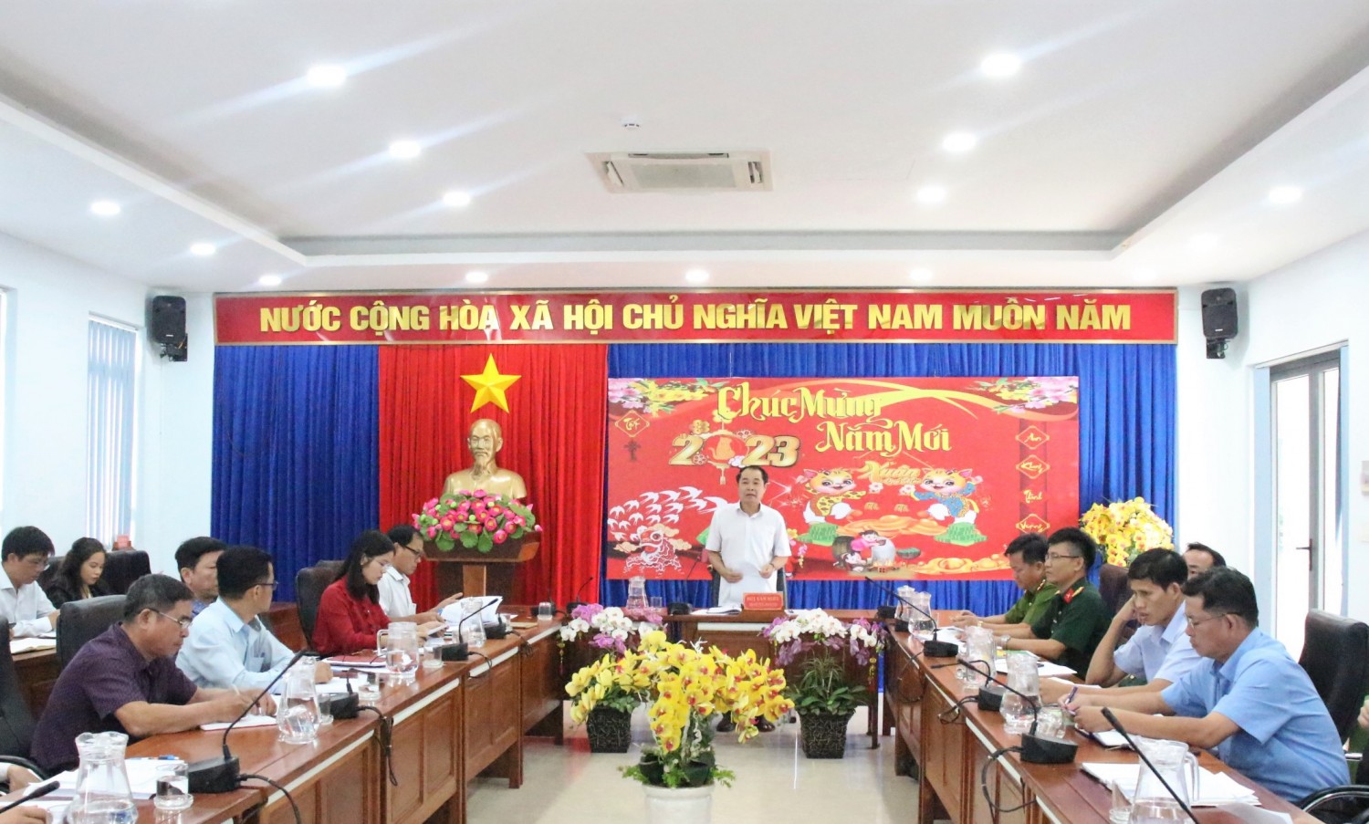 HUYỆN PHÚ RIỀNG CHUẨN BỊ CHU ĐÁO CHO HỘI TRẠI TÒNG QUÂN NĂM 2023.