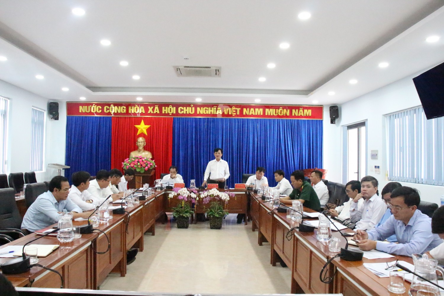 HUYỆN PHÚ RIỀNG LẤY PHIẾU CÔNG NHẬN XÃ ĐẠT CHUẨN NÔNG THÔN MỚI VÀ NÔNG THÔN MỚI NÂNG CAO NĂM 2022.