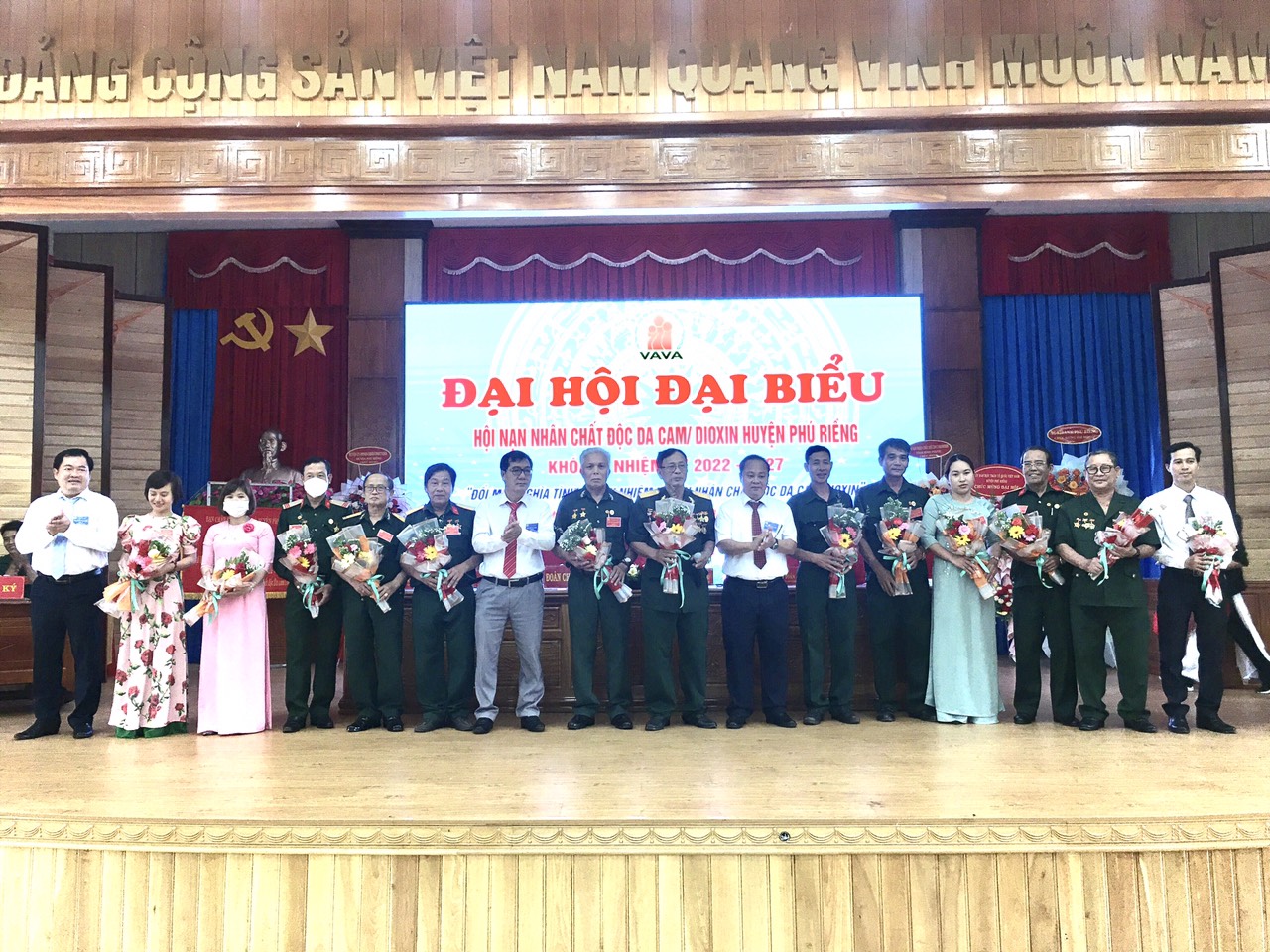 Ông Hồ Viết Trung tái cử chức danh Chủ tịch Hội Nạn nhân chất độc da cam/dioxin huyện Phú Riềng nhiệm kỳ 2022-2027