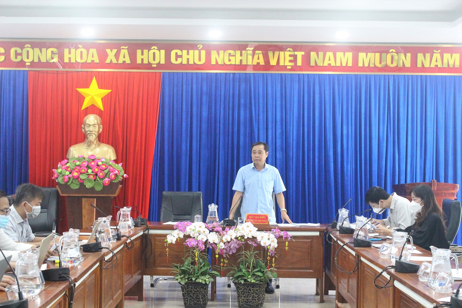 Năm 2022 huyện Phú Riềng phấn đấu tỉ lệ giải quyết hồ sơ trực tuyến mức độ 3, mức độ 4 đạt 80%.